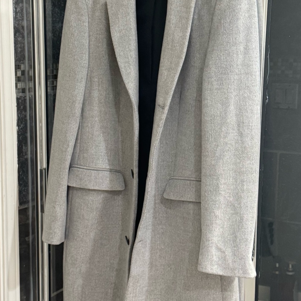 Zara Men Light Gray Coat
